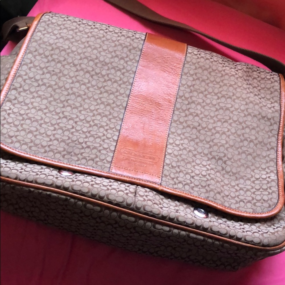 Coach - computer/diaper bag